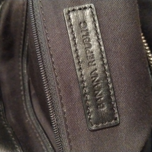 Banana Republic Annabelle Top- handle Leather Bag Crossbody EUC - Picture 11 of 12